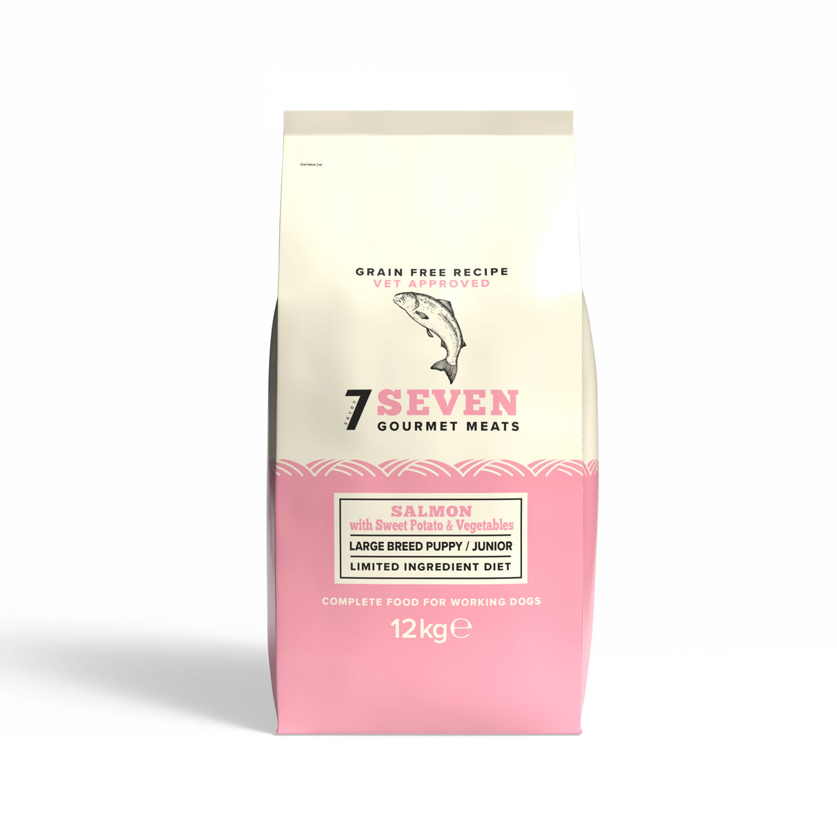 Seven Puppy Large Breed Salmon with Sweet Potato & Vegetable 12kg