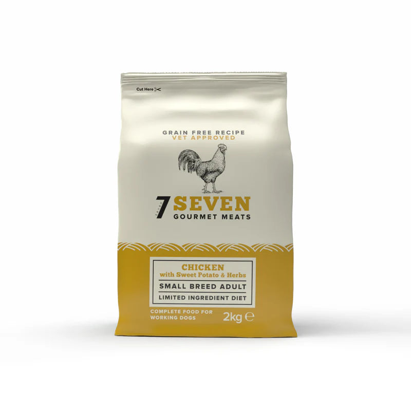 Seven Adult Small Breed Chicken, Sweet Potato & Herbs 2kg