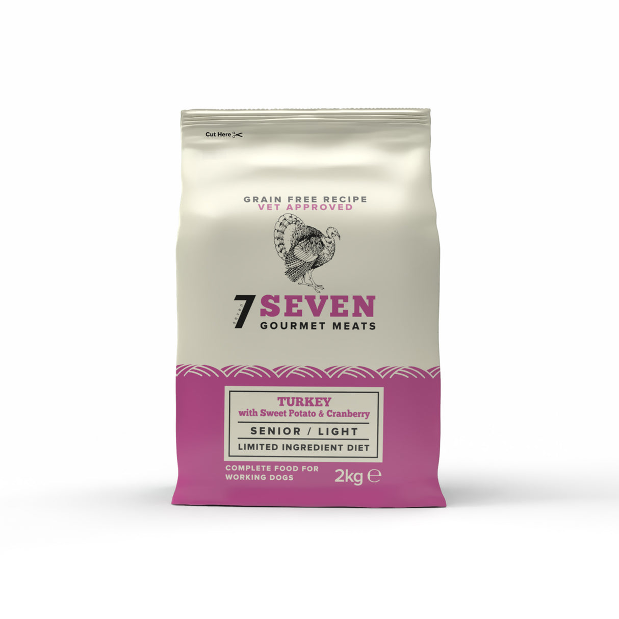 Seven Senior / Light Turkey with Sweet Potato & Cranberry 2kg
