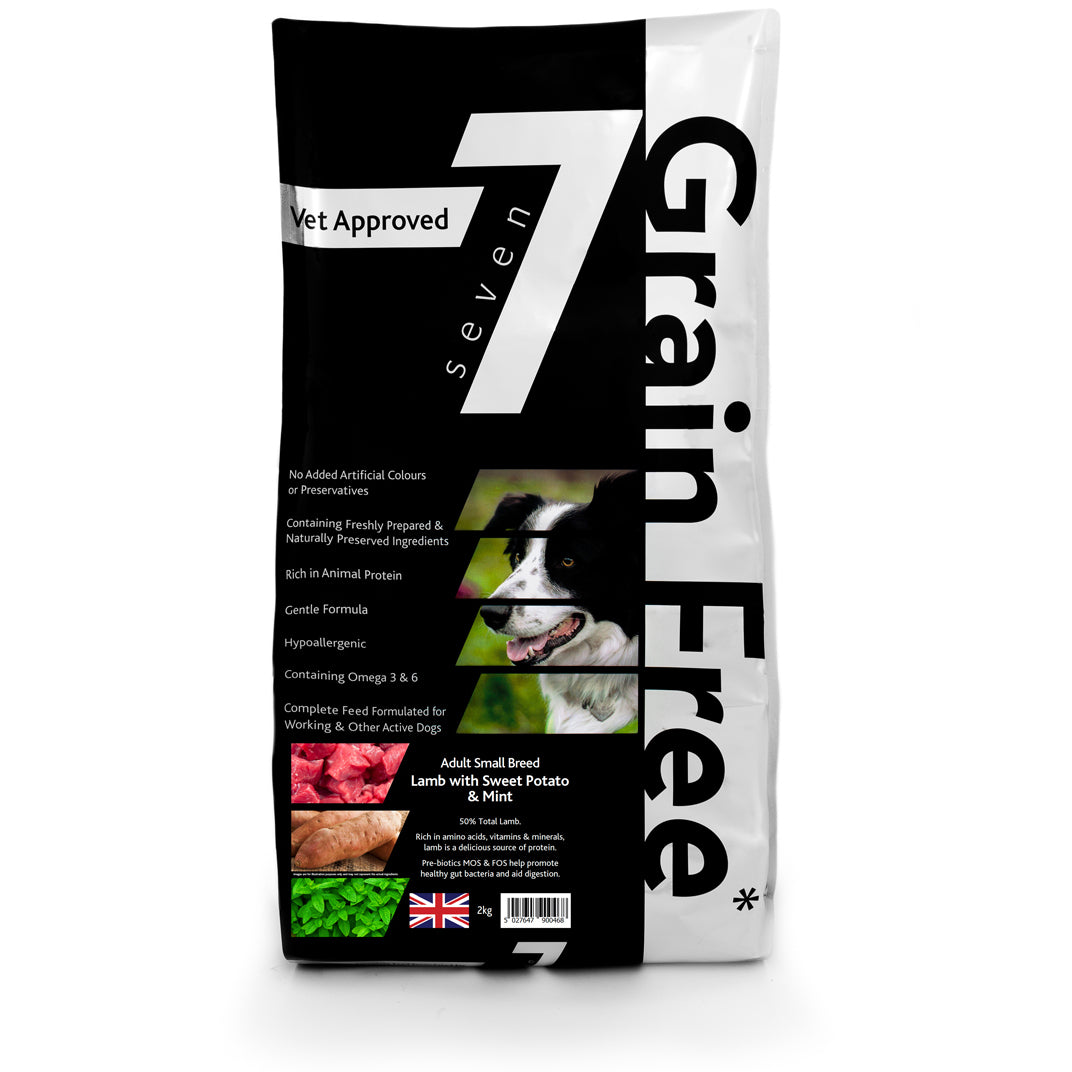 Seven Adult Small Breed Lamb with Sweet Potato & Mint 2kg