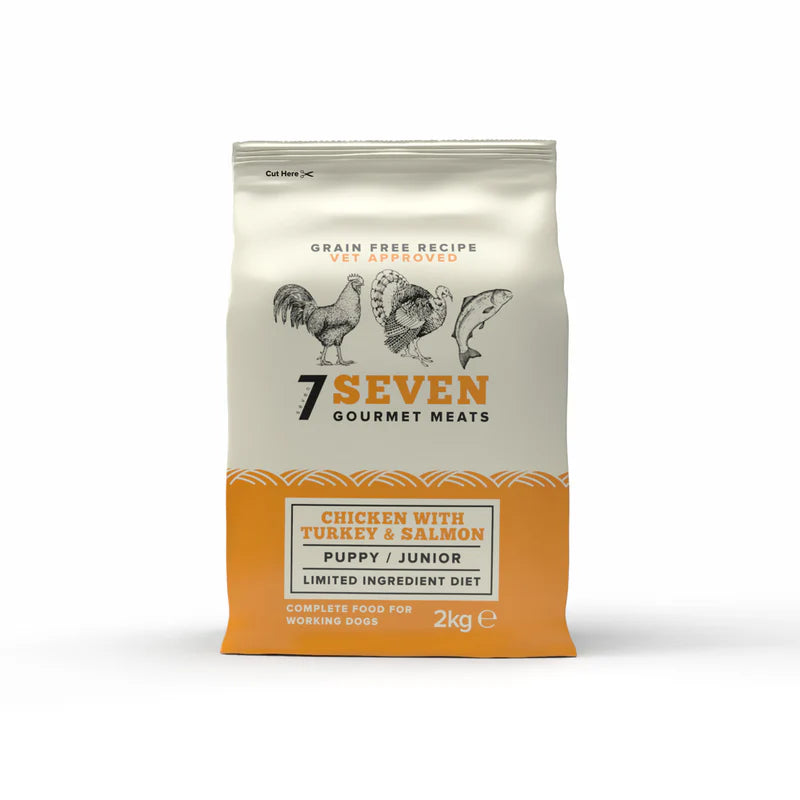 Seven Puppy Chicken with Turkey & Salmon 2kg