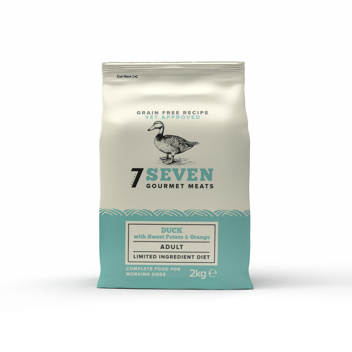 Seven Adult Duck, Sweet Potato & Orange 2kg