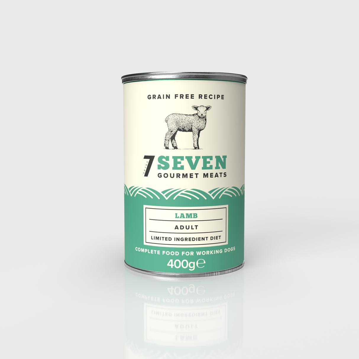 Seven Adult Lamb Tins 6x400g