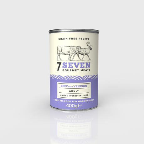 Seven Adult Beef & Venison Tins 6x400g