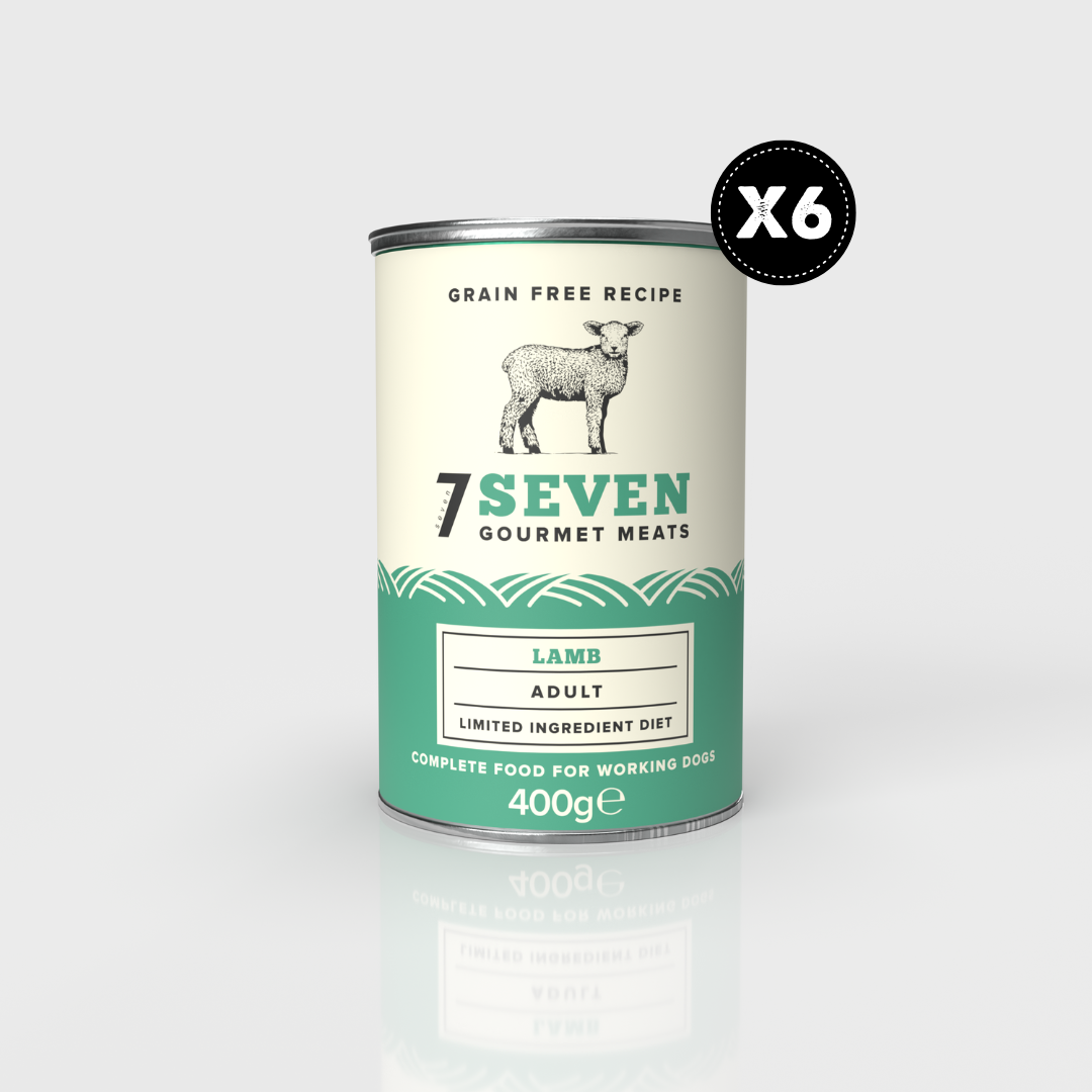 Seven Adult Lamb Tins 6x400g