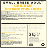 Seven Adult Small Breed Chicken, Sweet Potato & Herbs 2kg