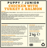 Seven Puppy Chicken with Turkey & Salmon 2kg