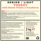 Seven Senior / Light Turkey with Sweet Potato & Cranberry 2kg