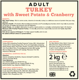 Seven Adult Turkey, Sweet Potato & Cranberry 2kg