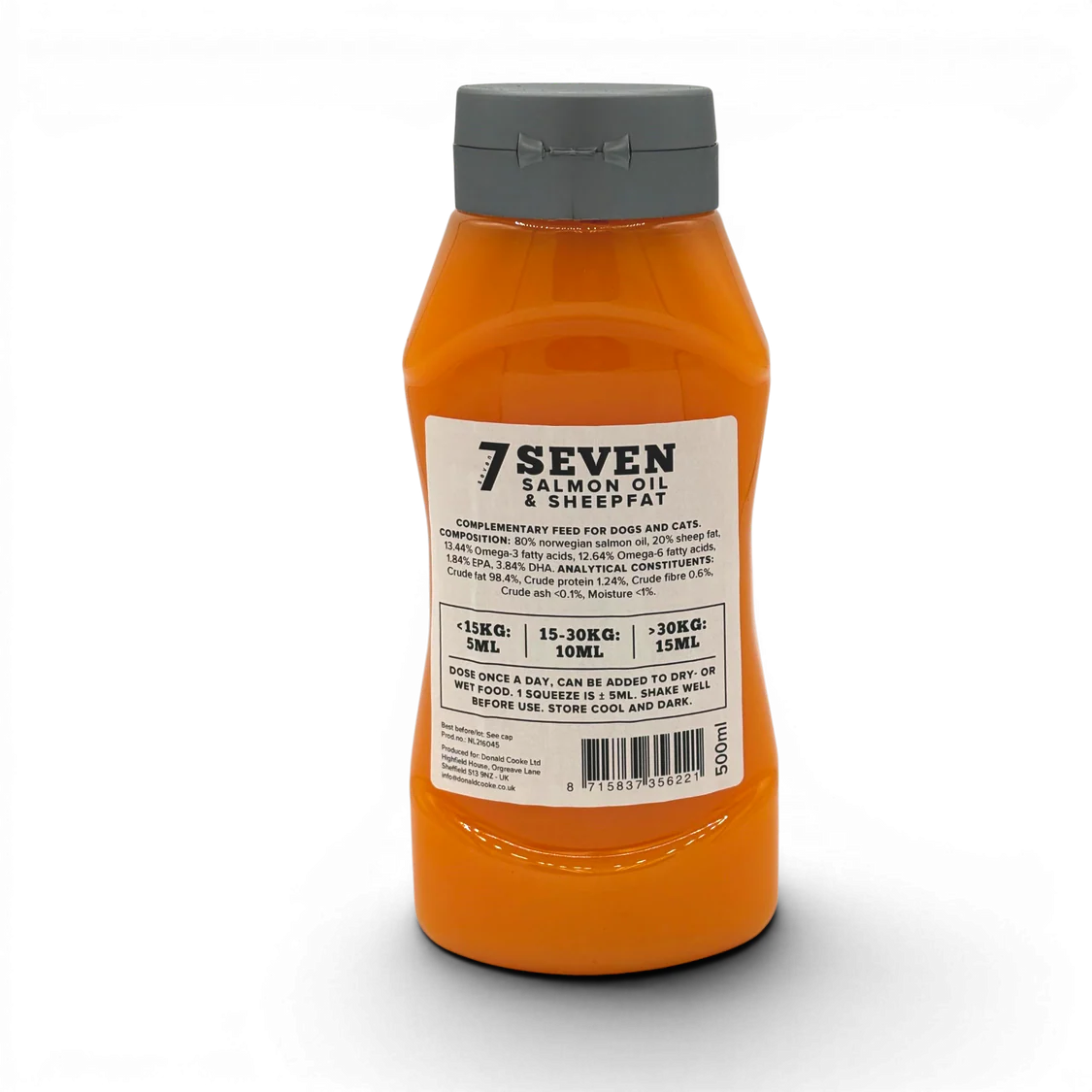 Seven Salmon Oil & Sheep Fat 500ml